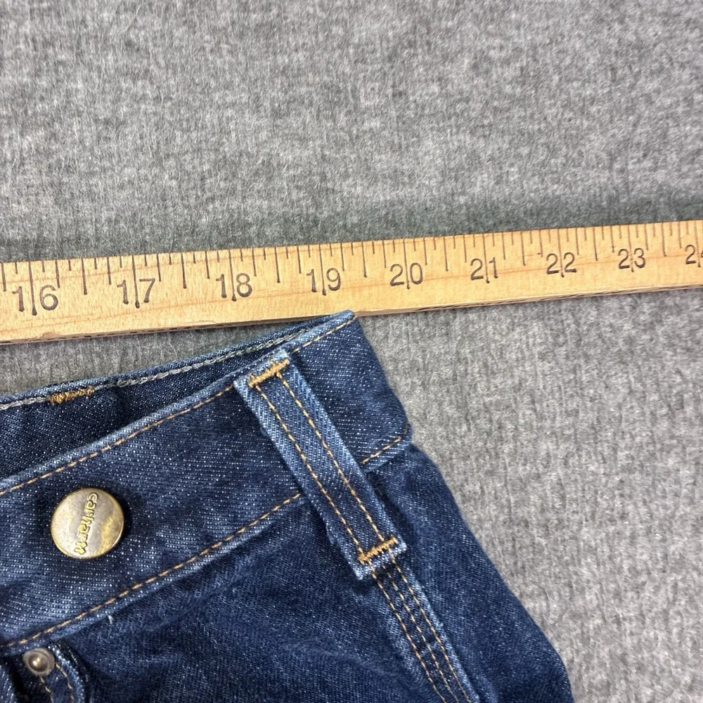 Carhartt Logger Jeans 42x32 Denim Double Knee Work Pants‎ Rare Distressed